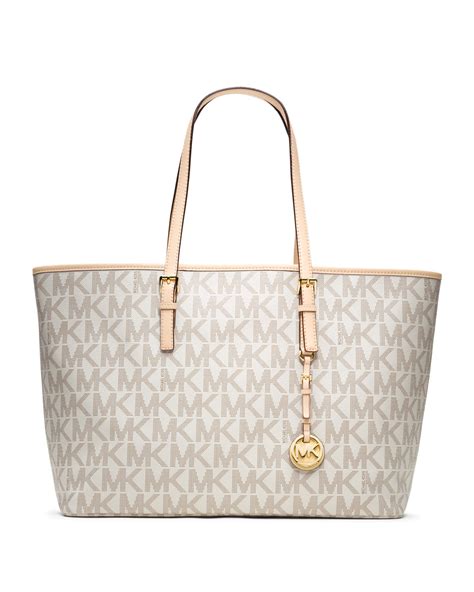 white michael kors bag review|michael kors white floral bag.